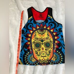INKnBURN C-3PO sugar skull! XS hemmed to race length see pics